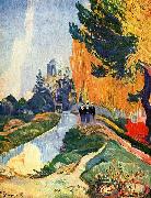 Paul Gauguin Les Alyscamps painting